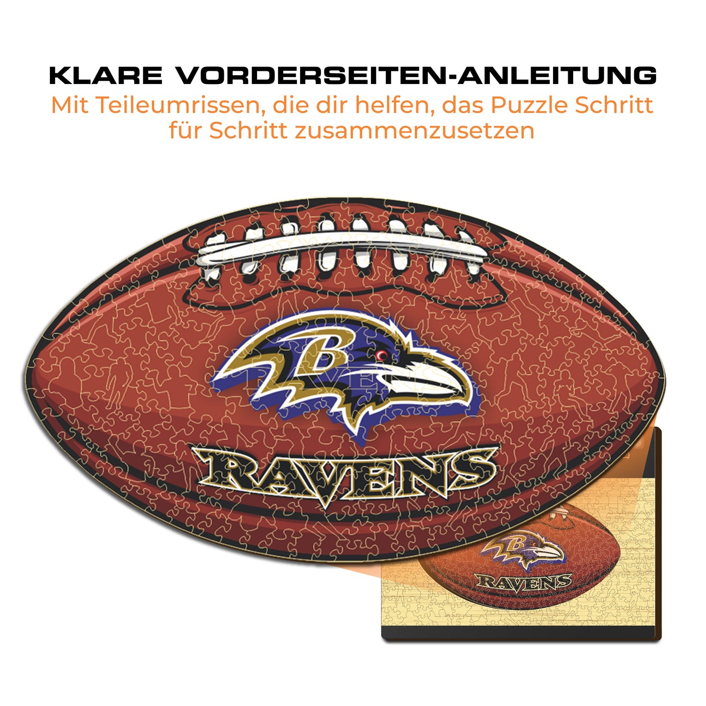 Baltimore Ravens™ Football - Holzpuzzle