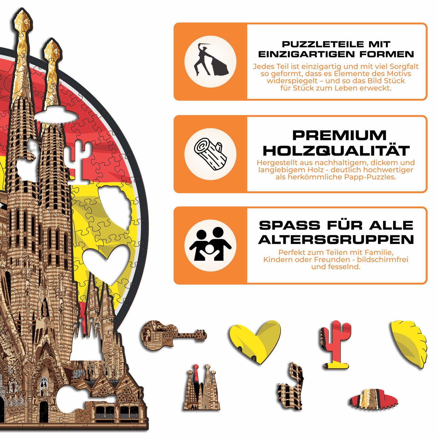 Sagrada Família - Holzpuzzle