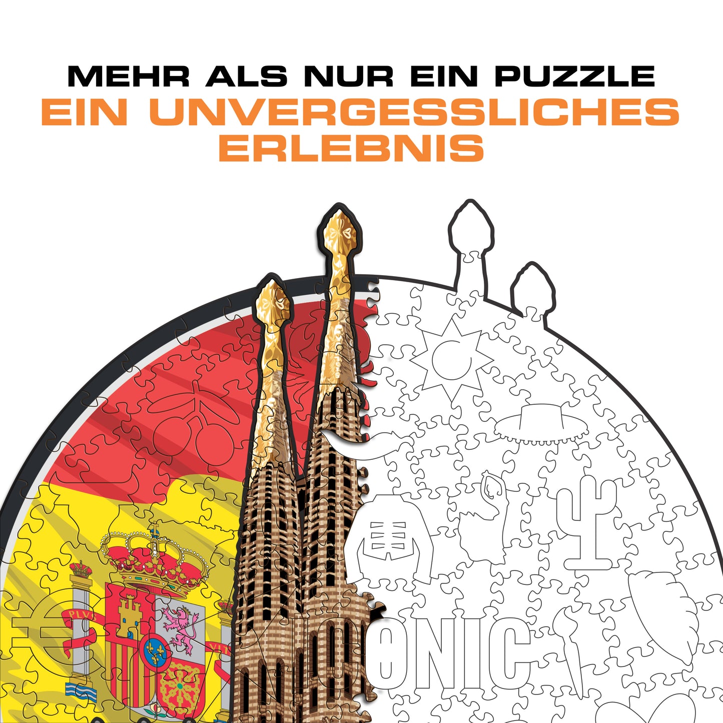 Sagrada Família - Holzpuzzle