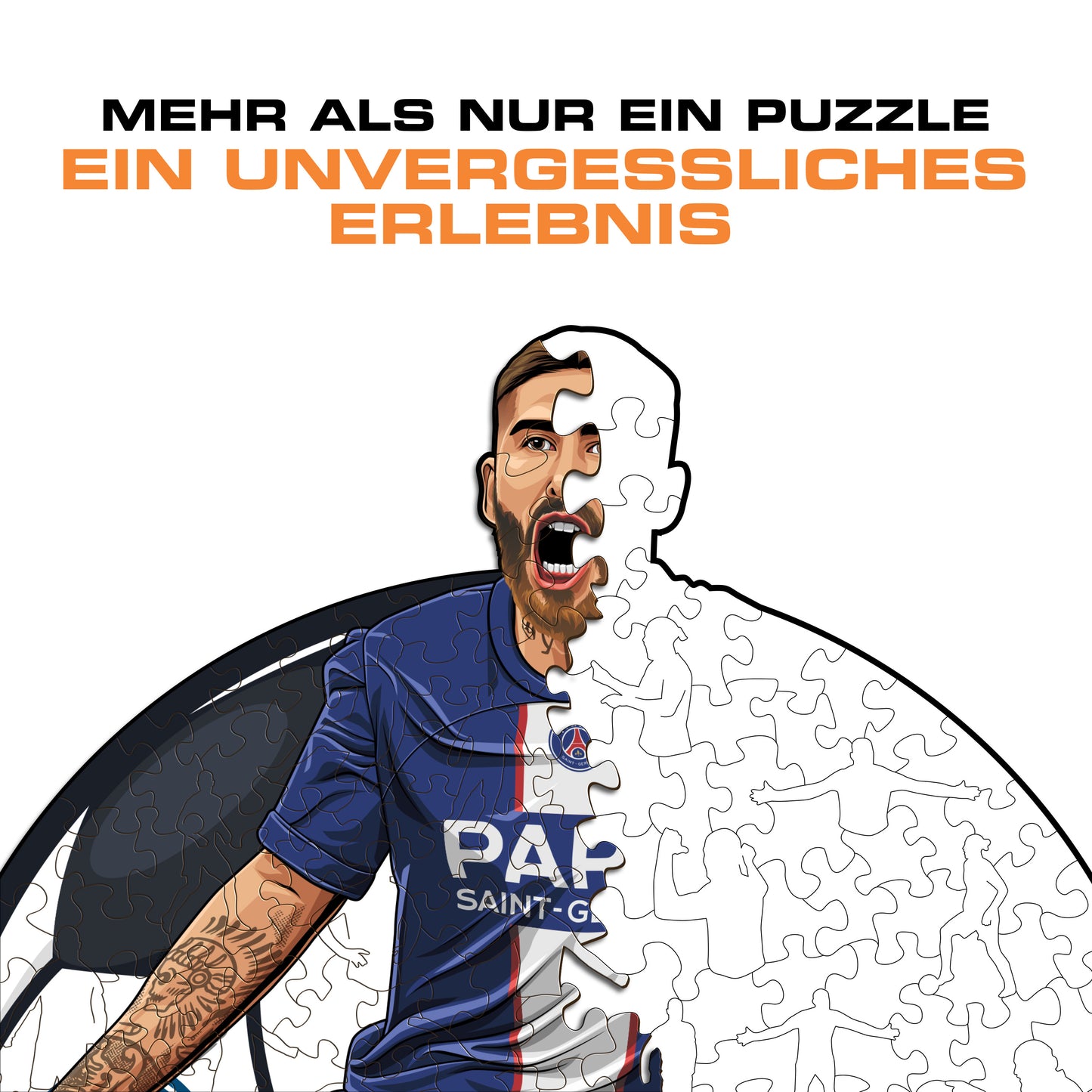 Sergio Ramos - Holzpuzzle
