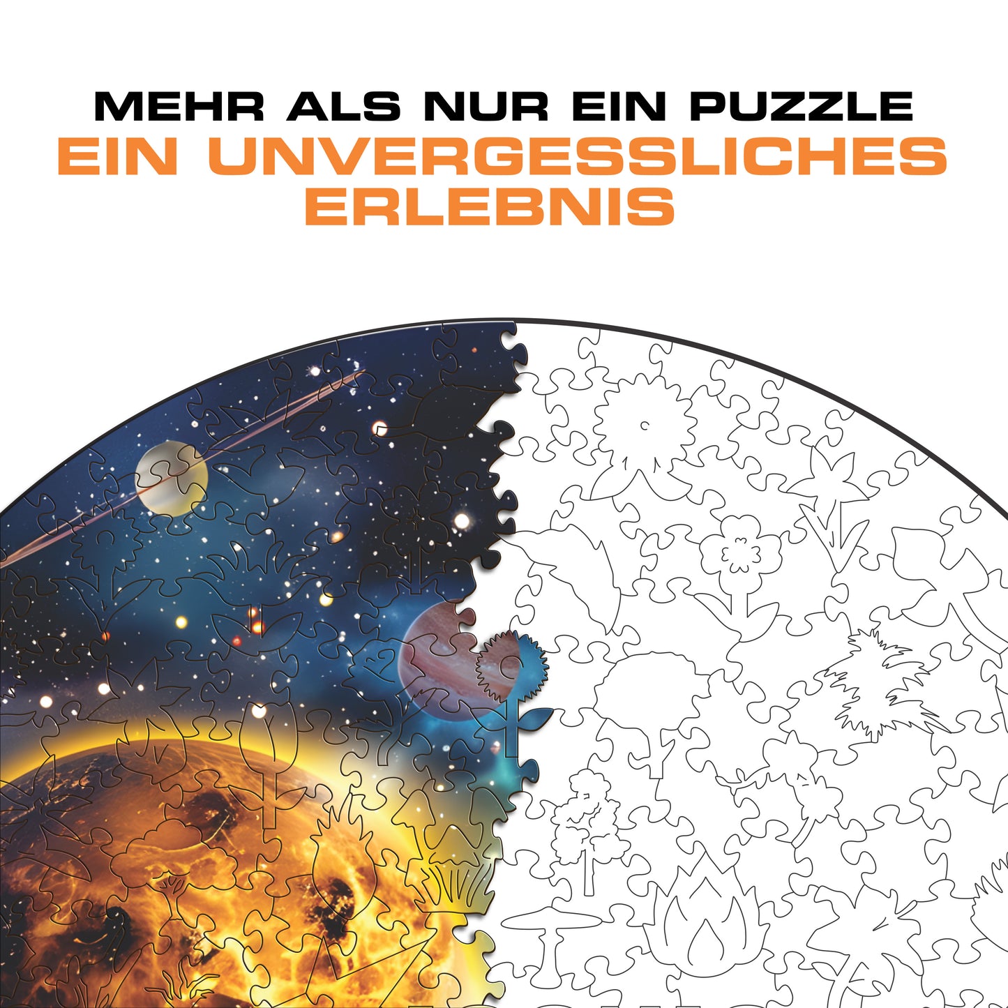 Solare Harmonie - Holzpuzzle