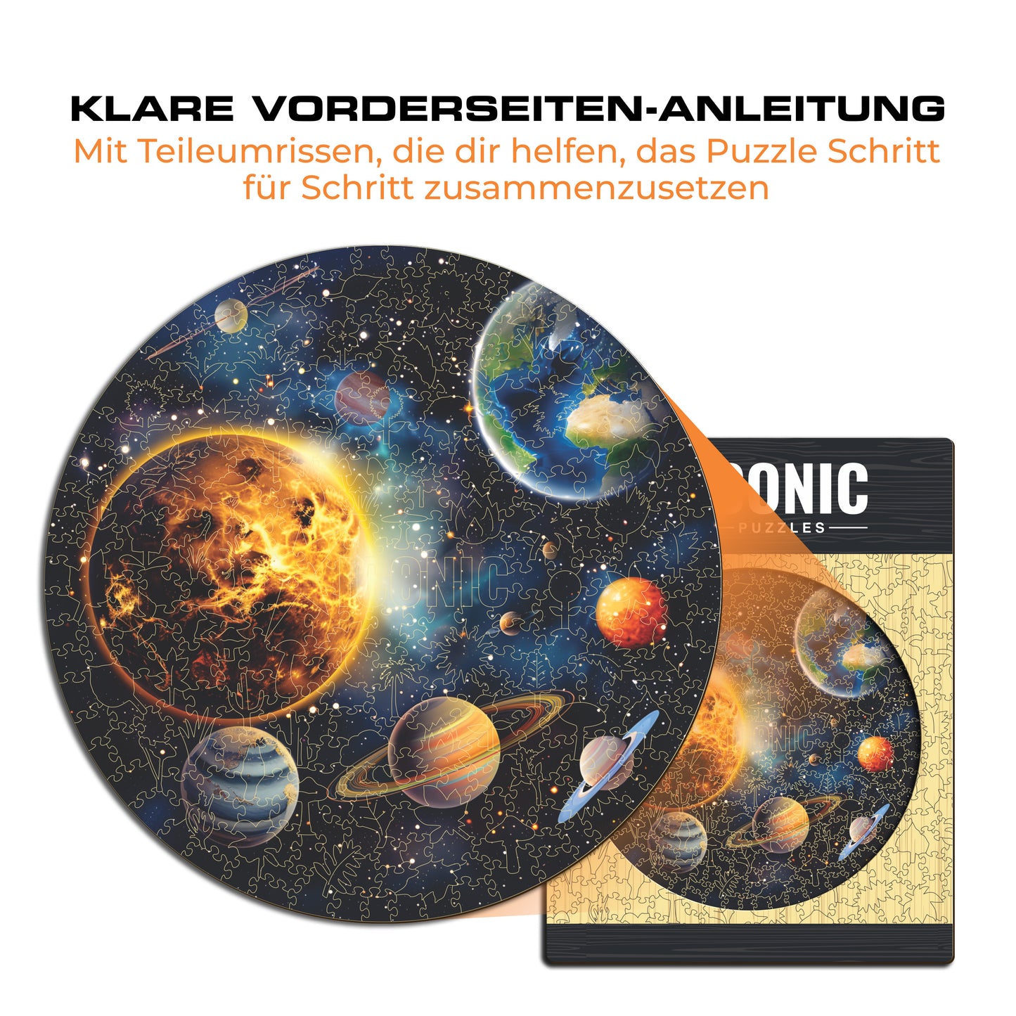 Solare Harmonie - Holzpuzzle