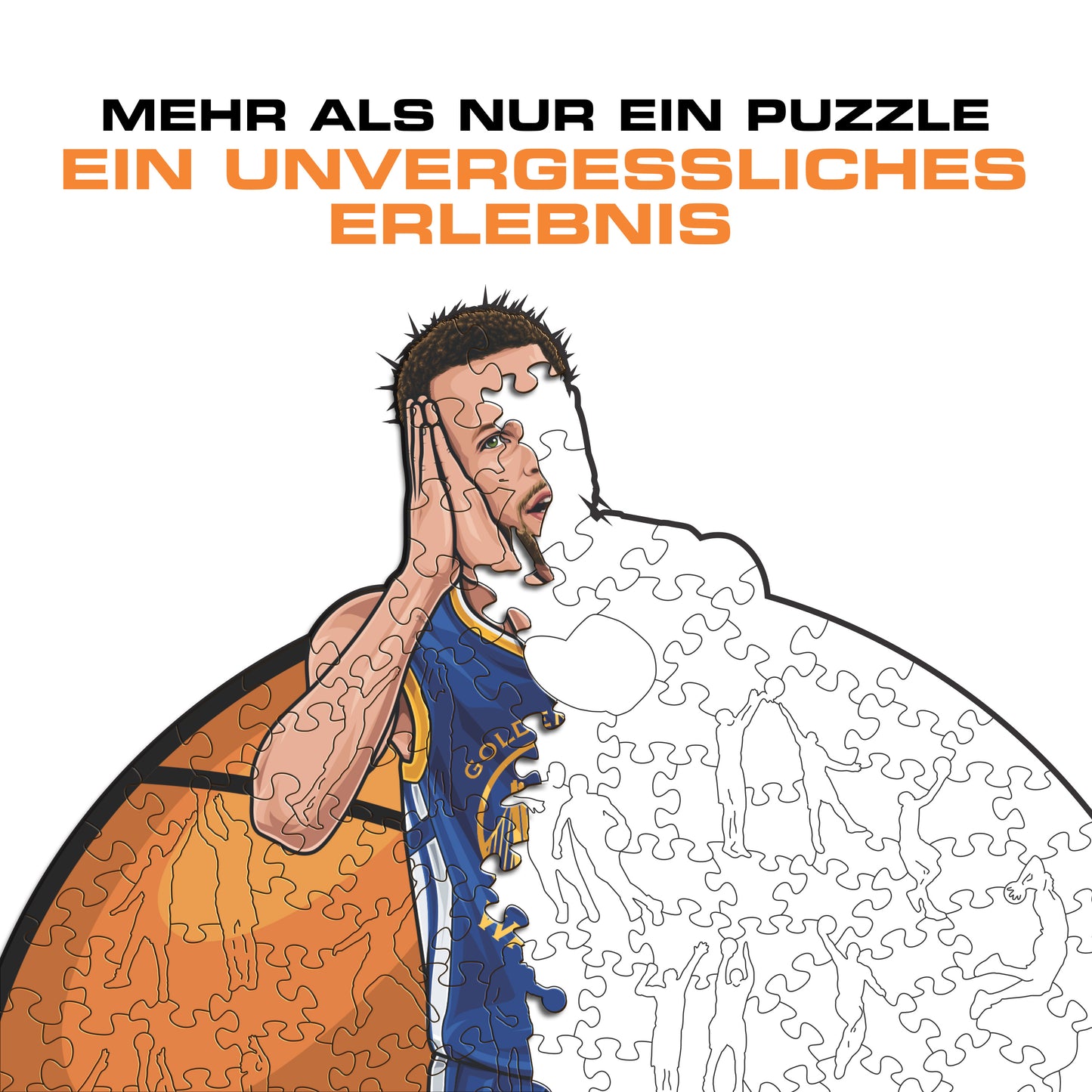Stephen Curry - Holzpuzzle