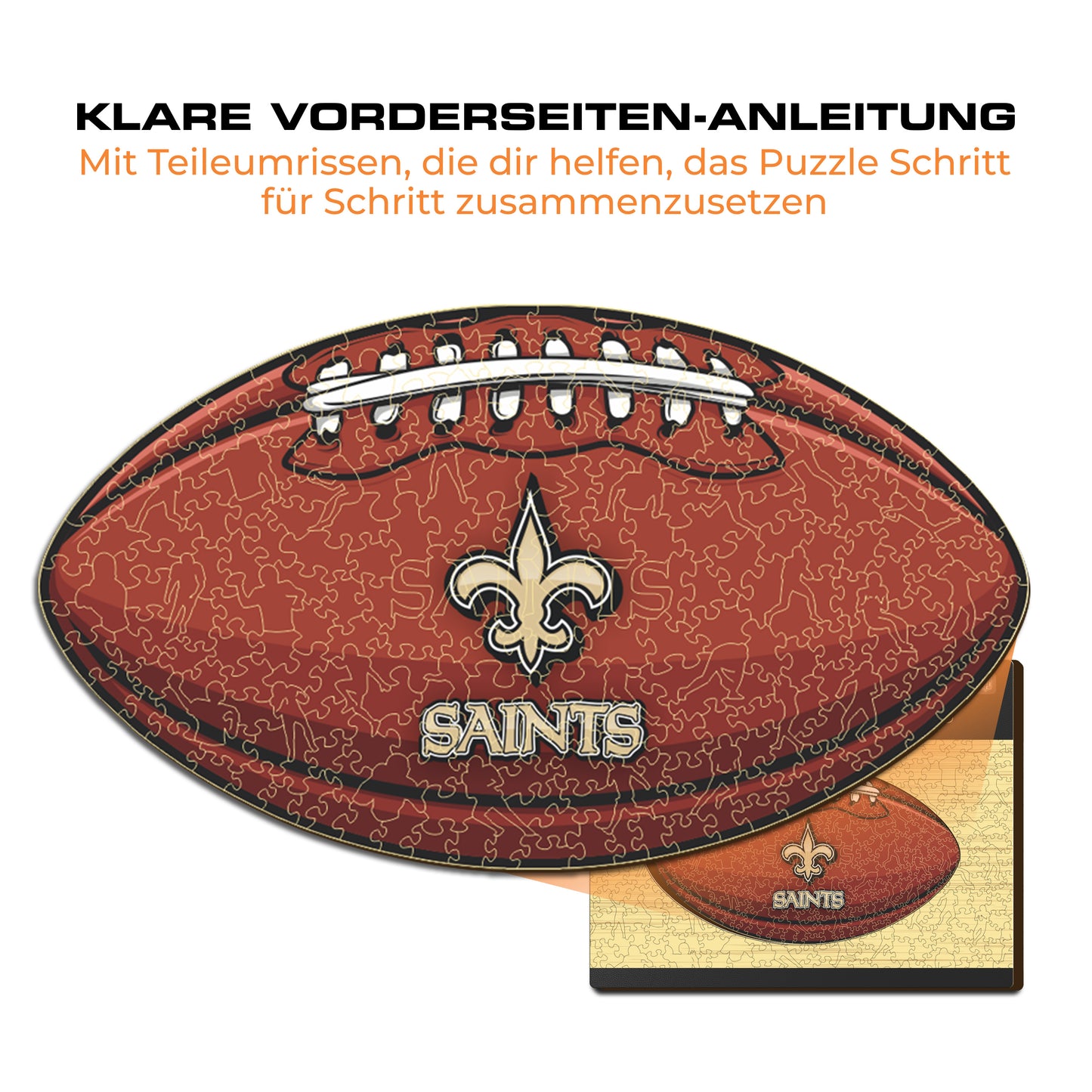 New Orleans Saints™ Football - Holzpuzzle
