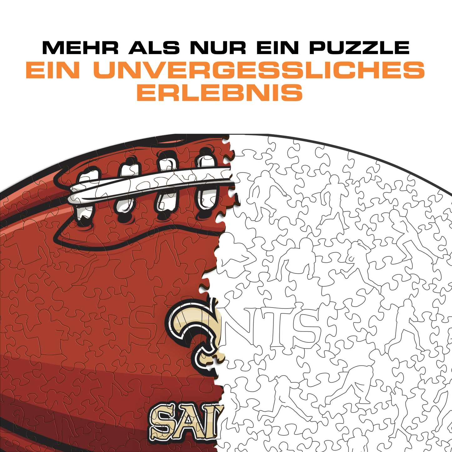 New Orleans Saints™ Football - Holzpuzzle