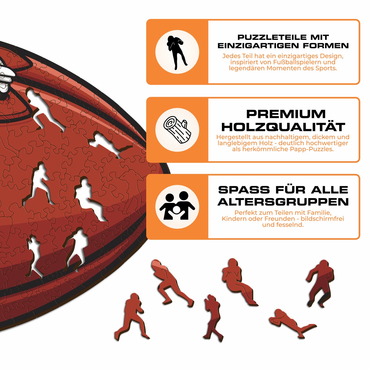 Pittsburgh Steelers™ Football - Holzpuzzle
