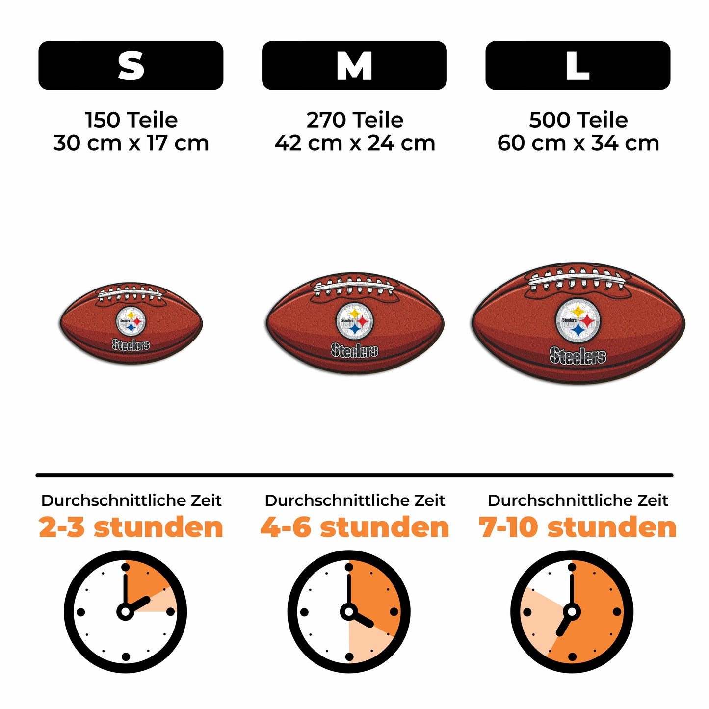Pittsburgh Steelers™ Football - Holzpuzzle