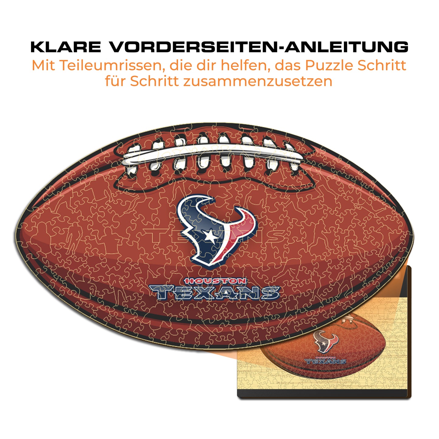 Houston Texans™ Football - Holzpuzzle
