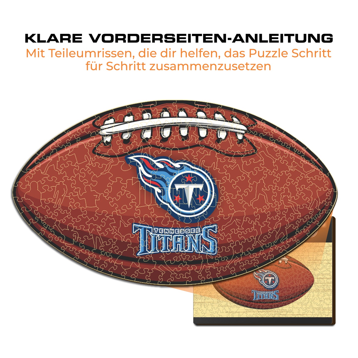 Tennessee Titans™ Football - Holzpuzzle