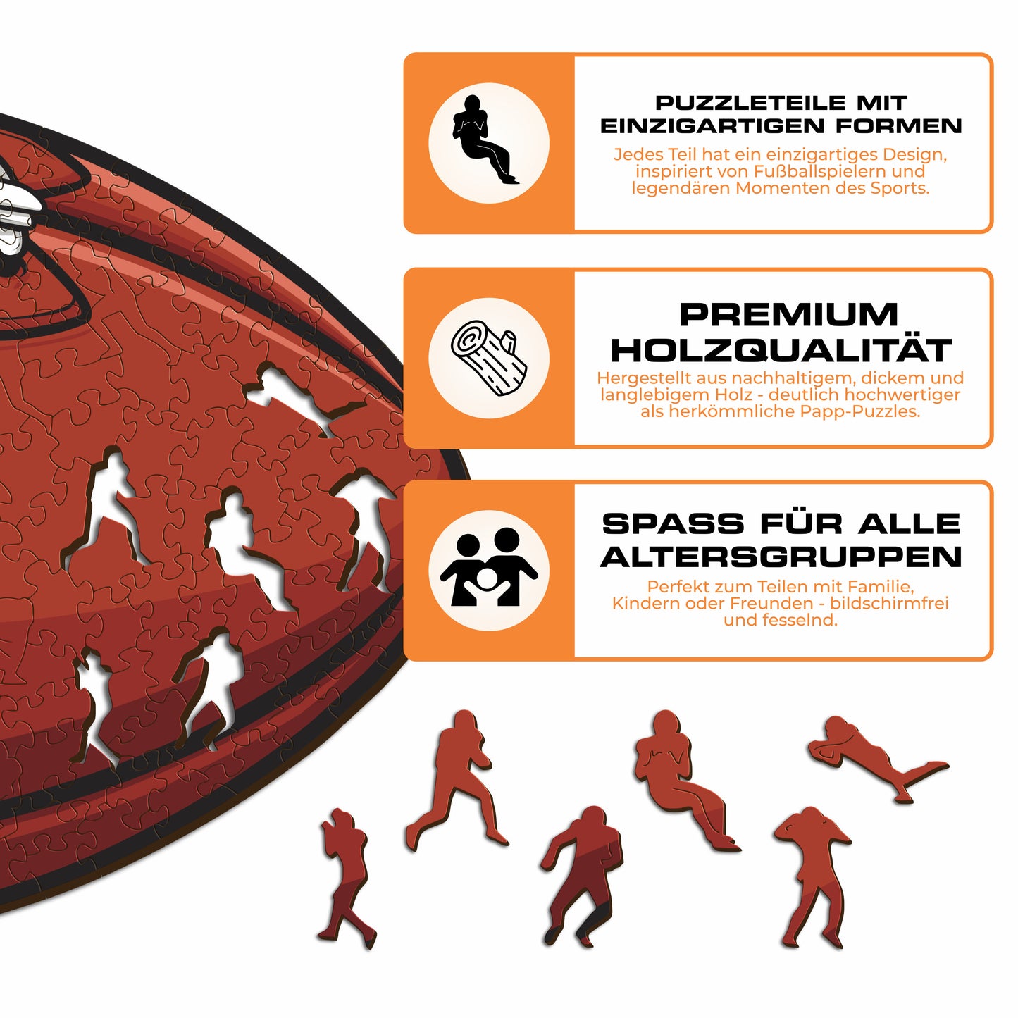 Tennessee Titans™ Football - Holzpuzzle