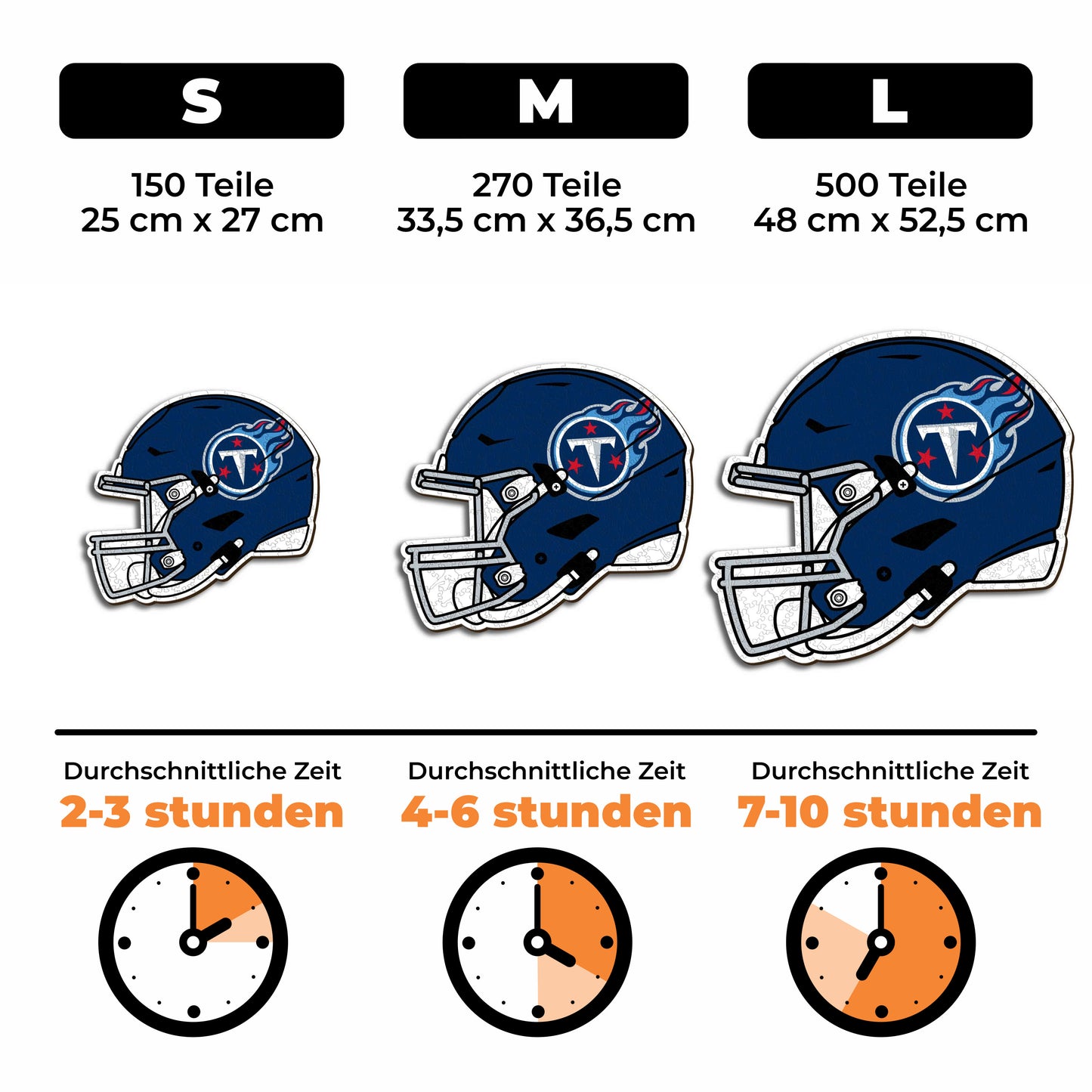 Tennessee Titans™ Helm - Holzpuzzle