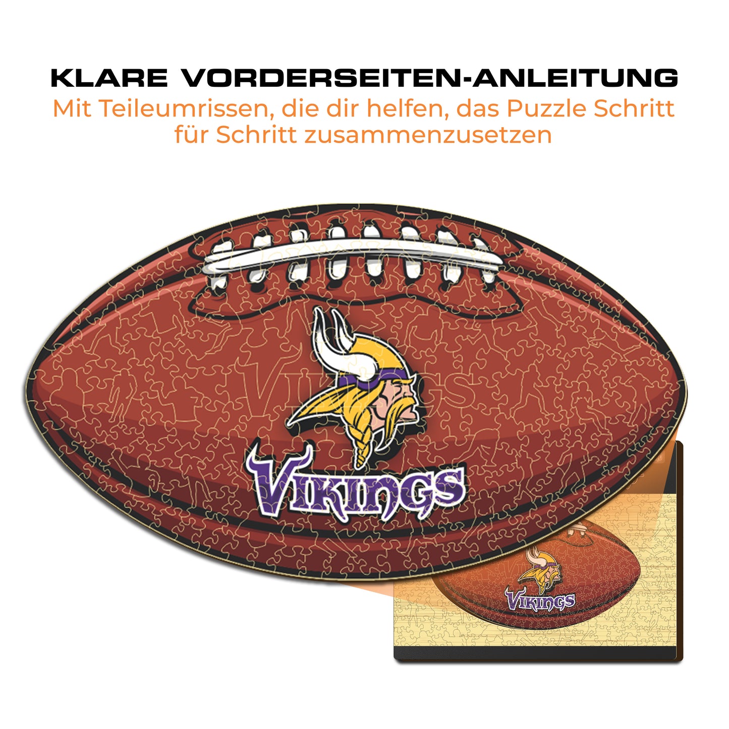 Minnesota Vikings™ Football - Holzpuzzle