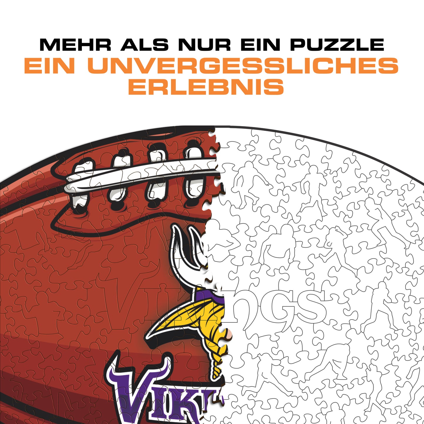 Minnesota Vikings™ Football - Holzpuzzle