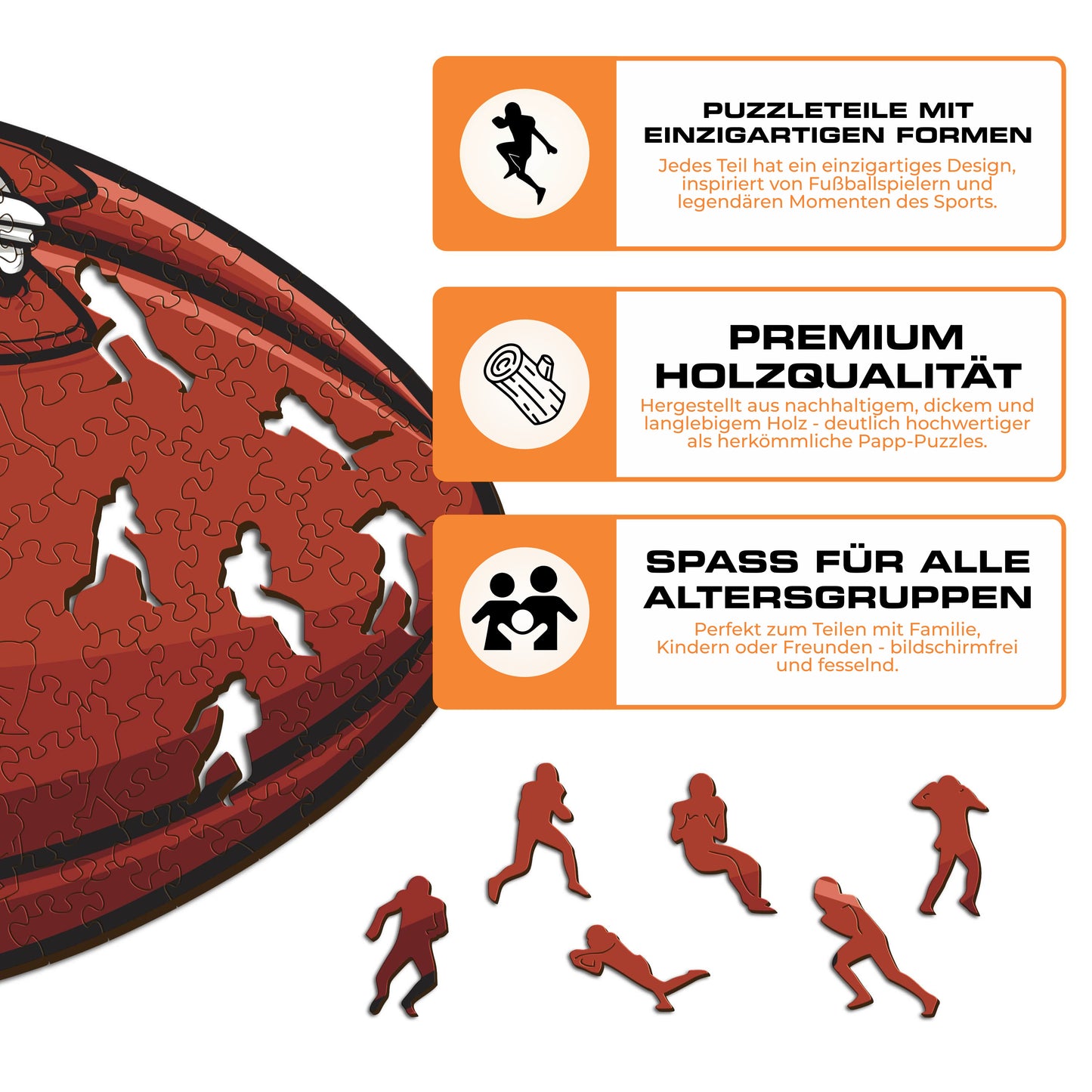 Arizona Cardinals™ Football - Holzpuzzle