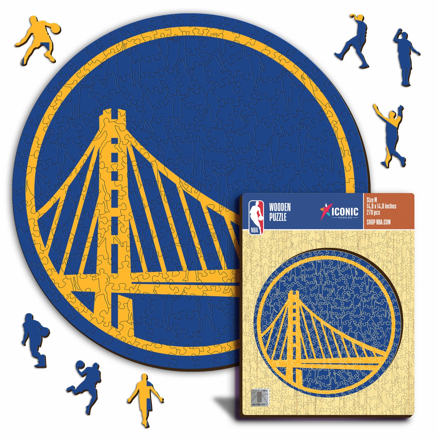 Golden State Warriors™ Logo - Holzpuzzle