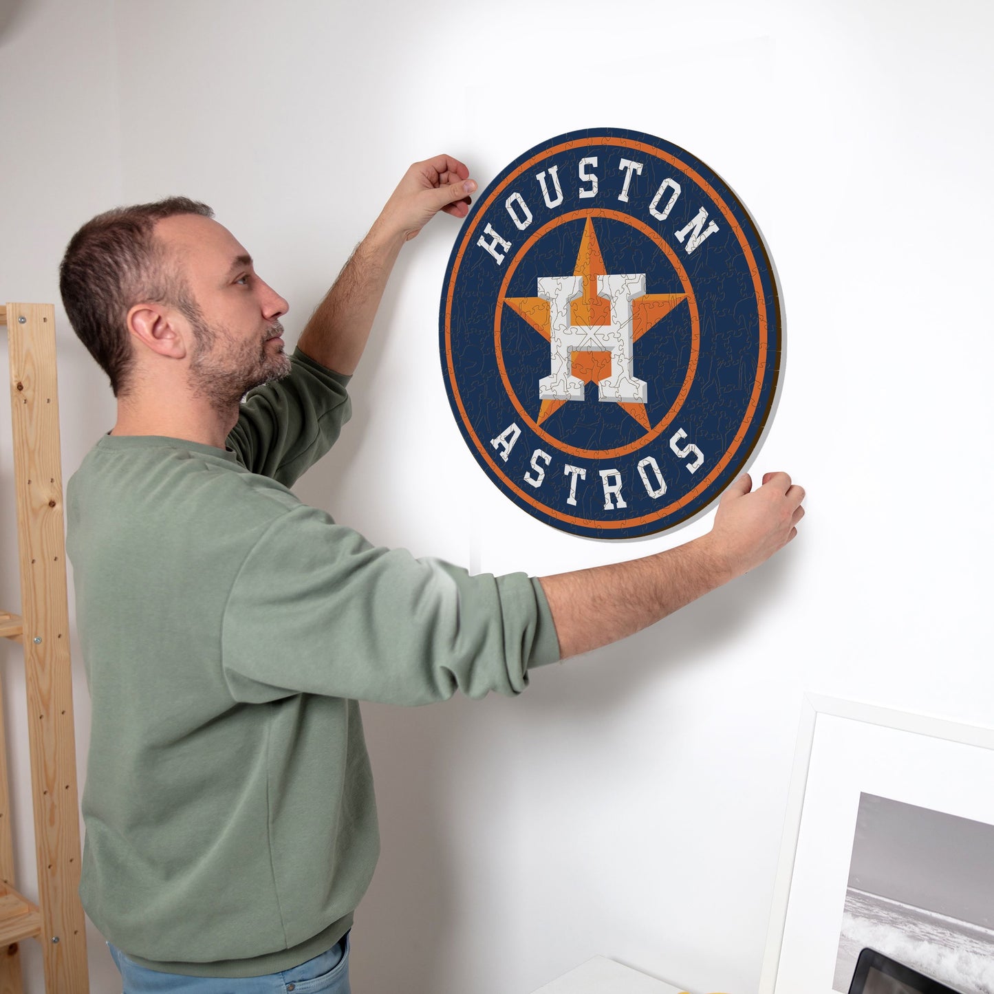 Houston Astros™ Logo - Holzpuzzle