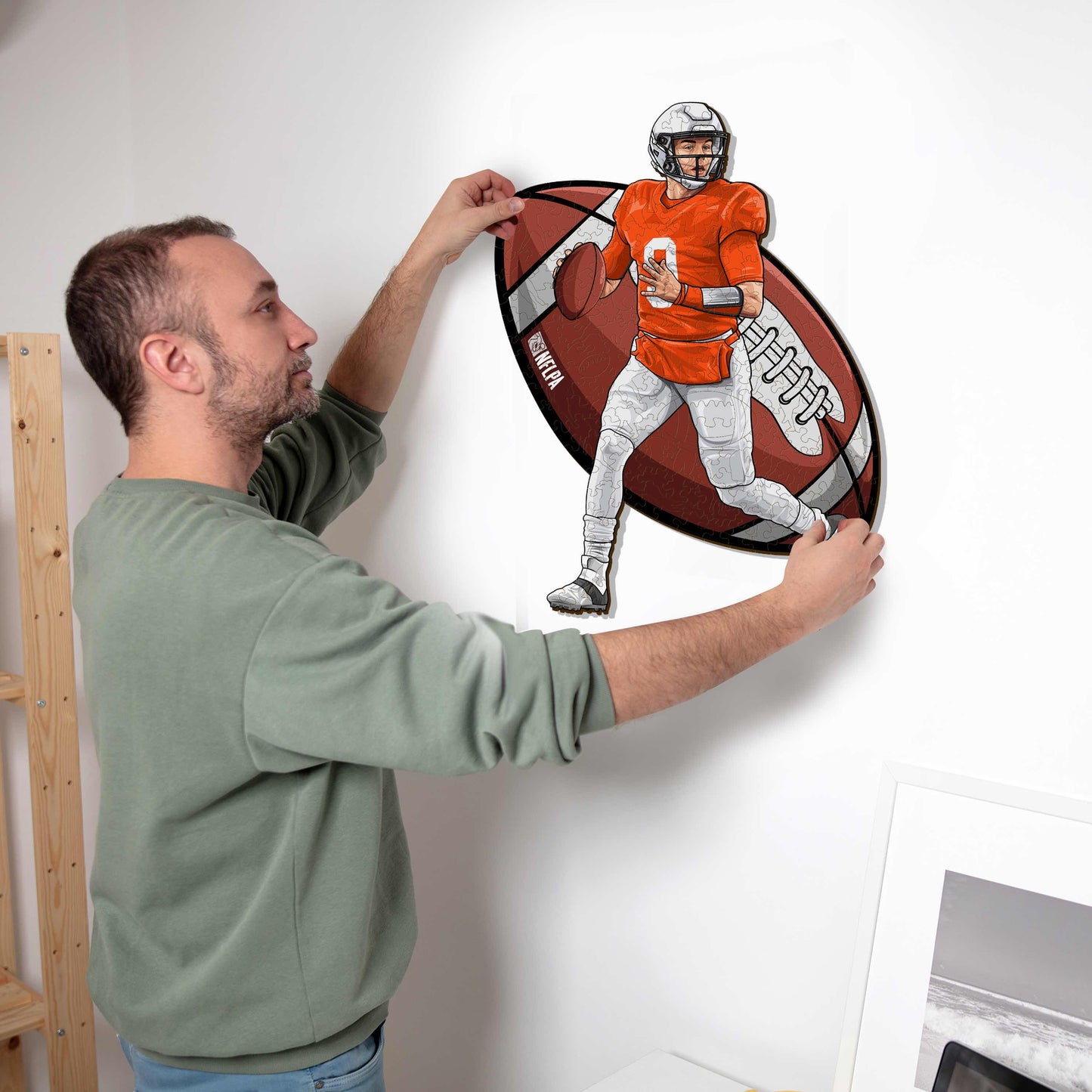 Joe Burrow - Holzpuzzle