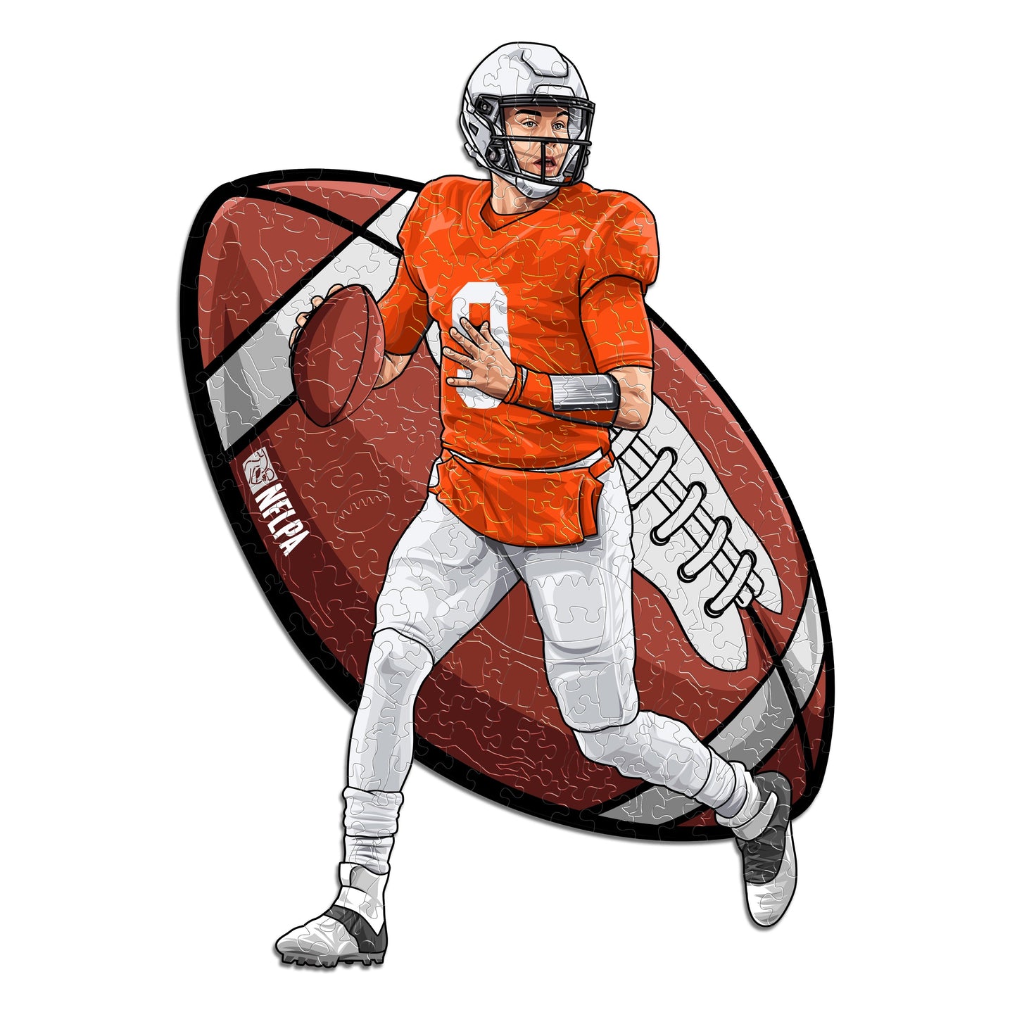 Joe Burrow - Holzpuzzle