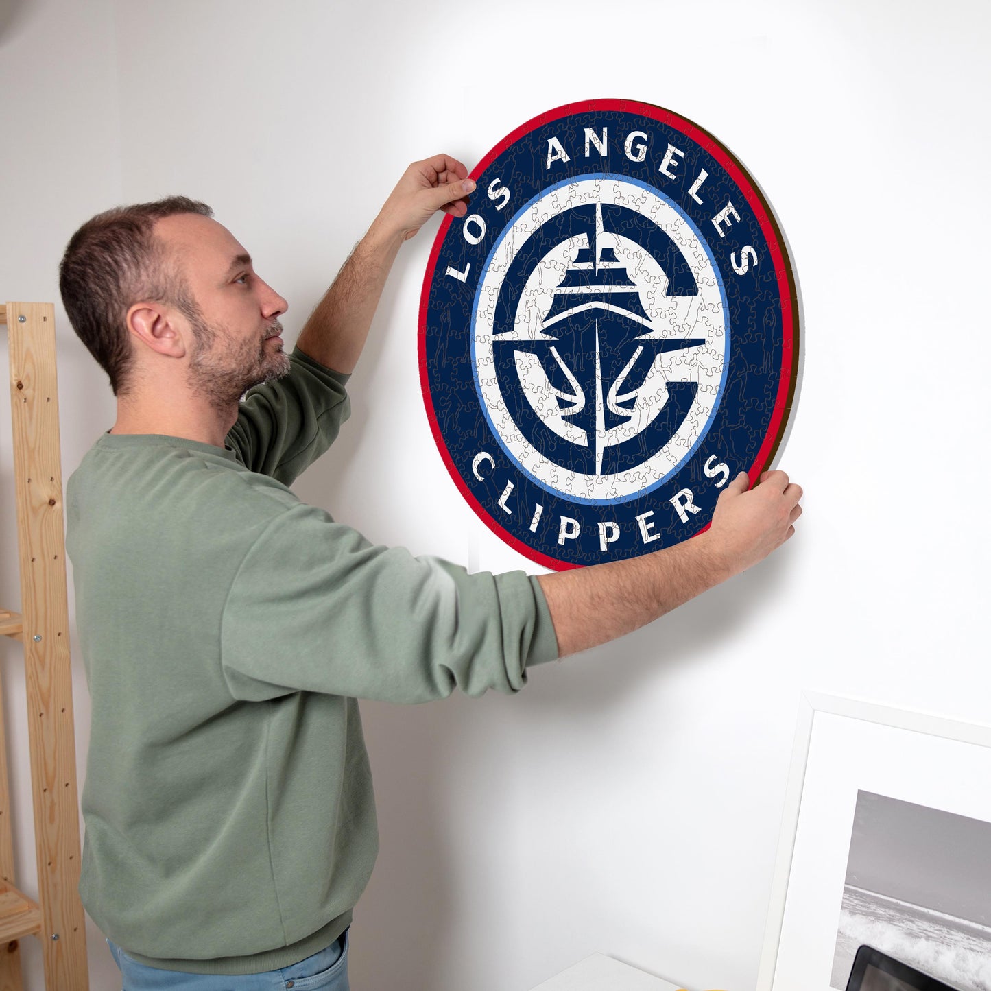 Los Angeles Clippers™ Logo - Holzpuzzle
