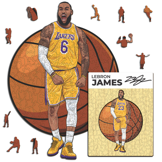 LeBron James - Holzpuzzle