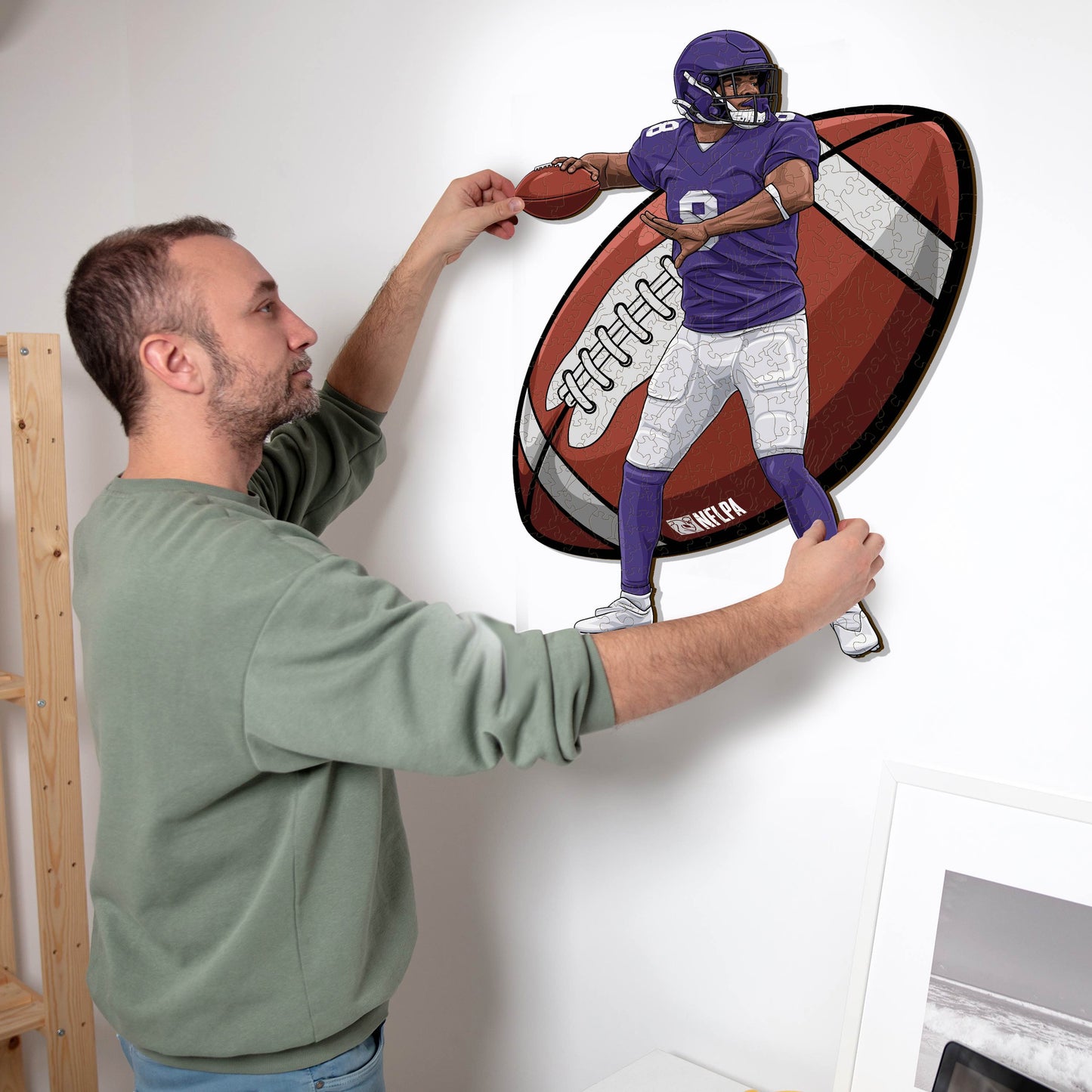 Lamar Jackson - Holzpuzzle