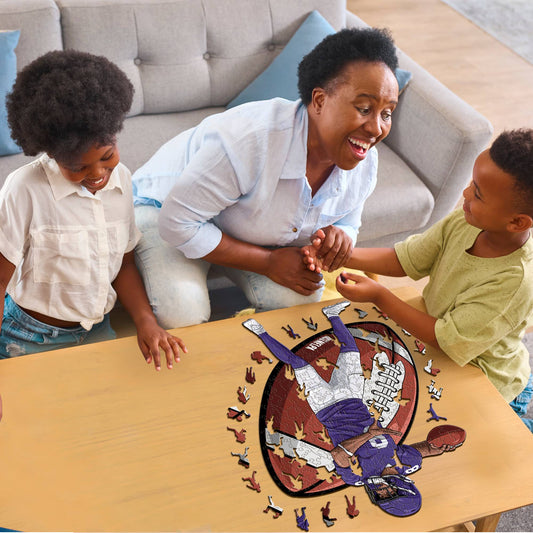 Lamar Jackson - Holzpuzzle