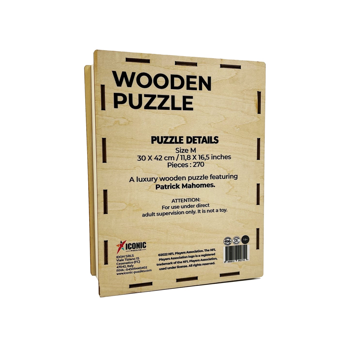Patrick Mahomes - Holzpuzzle