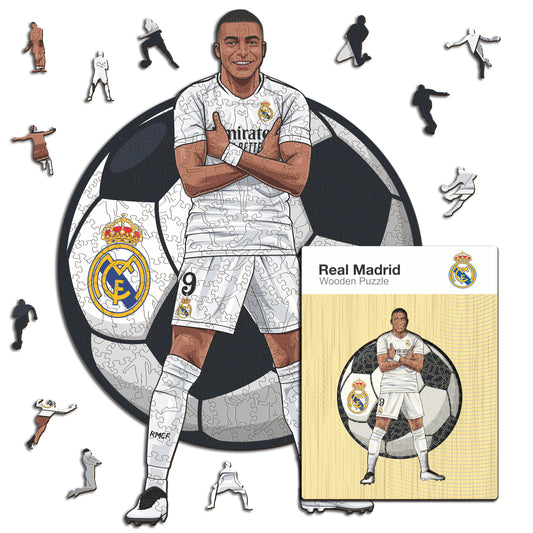 Kylian Mbappé - Holzpuzzle