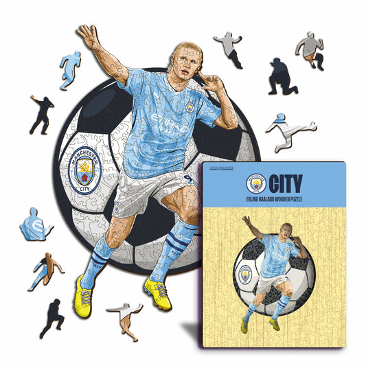Erling Haaland - Holzpuzzle