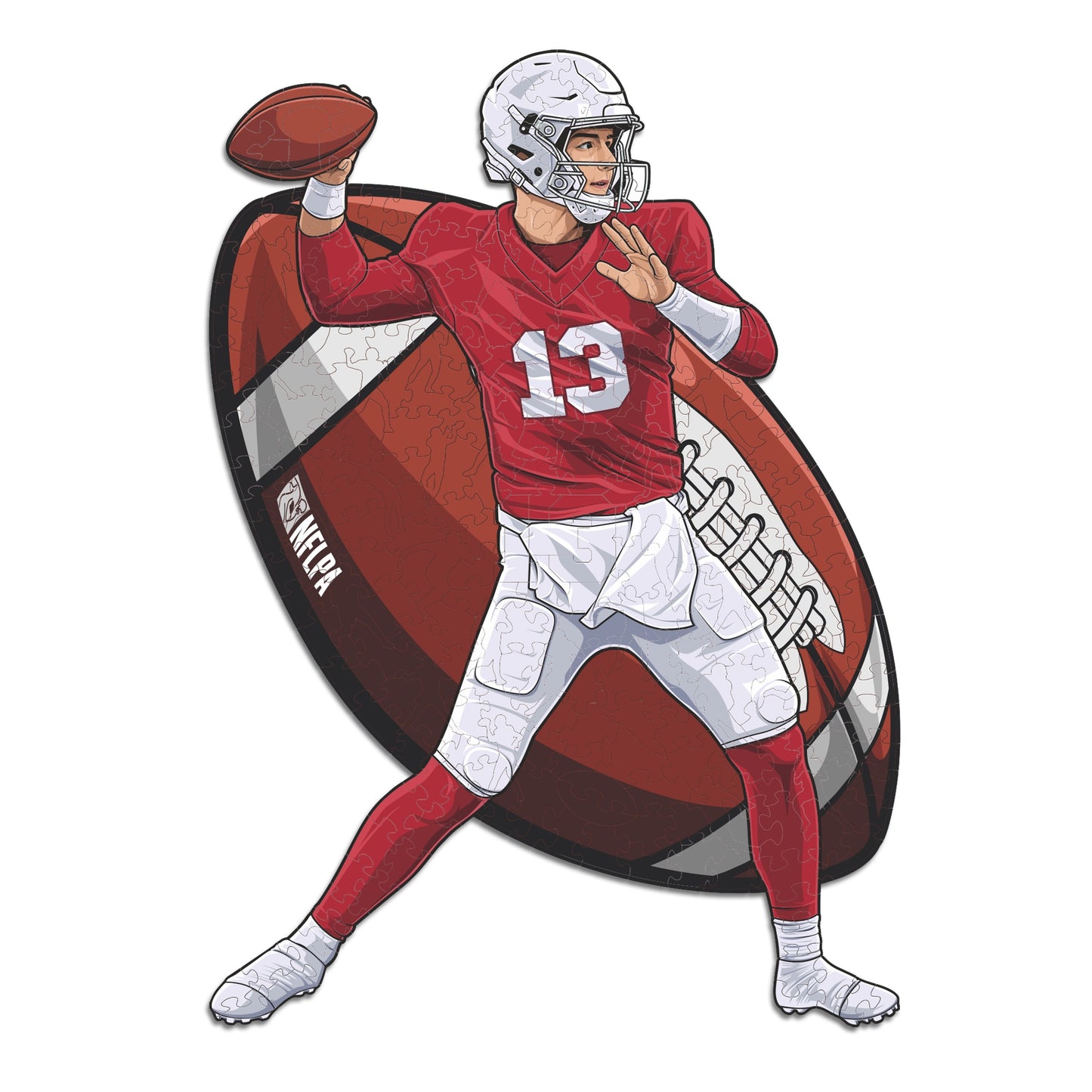 Brock Purdy - Holzpuzzle