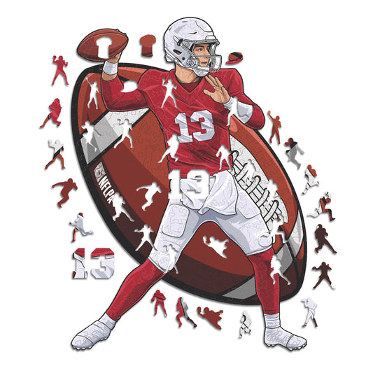 Brock Purdy - Holzpuzzle