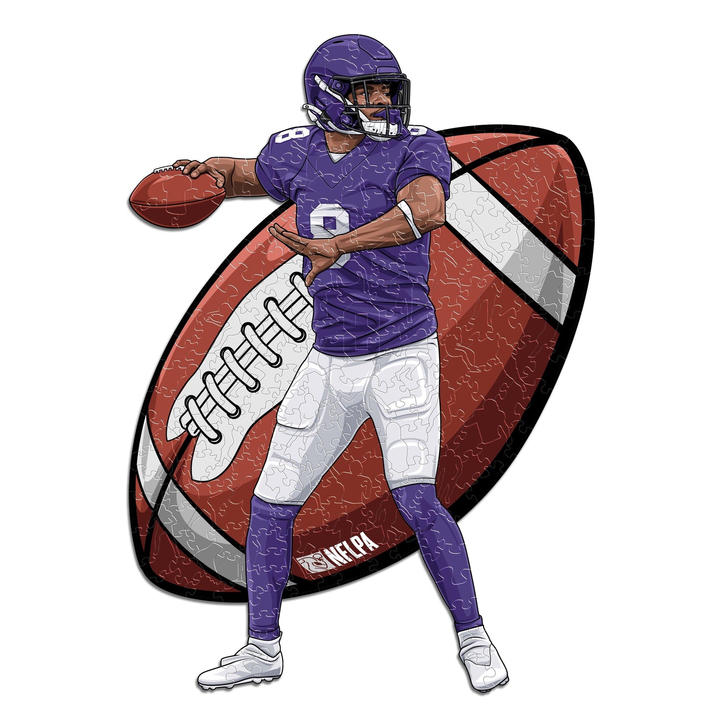 Lamar Jackson - Holzpuzzle