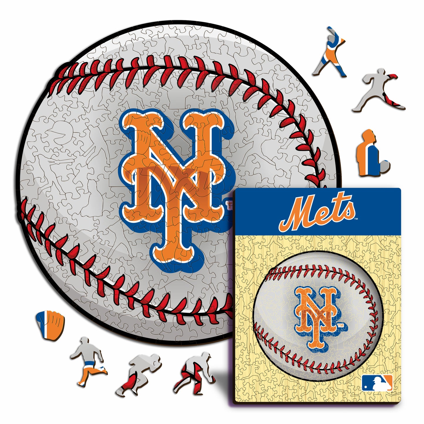 New York Mets™ Baseball - Holzpuzzle