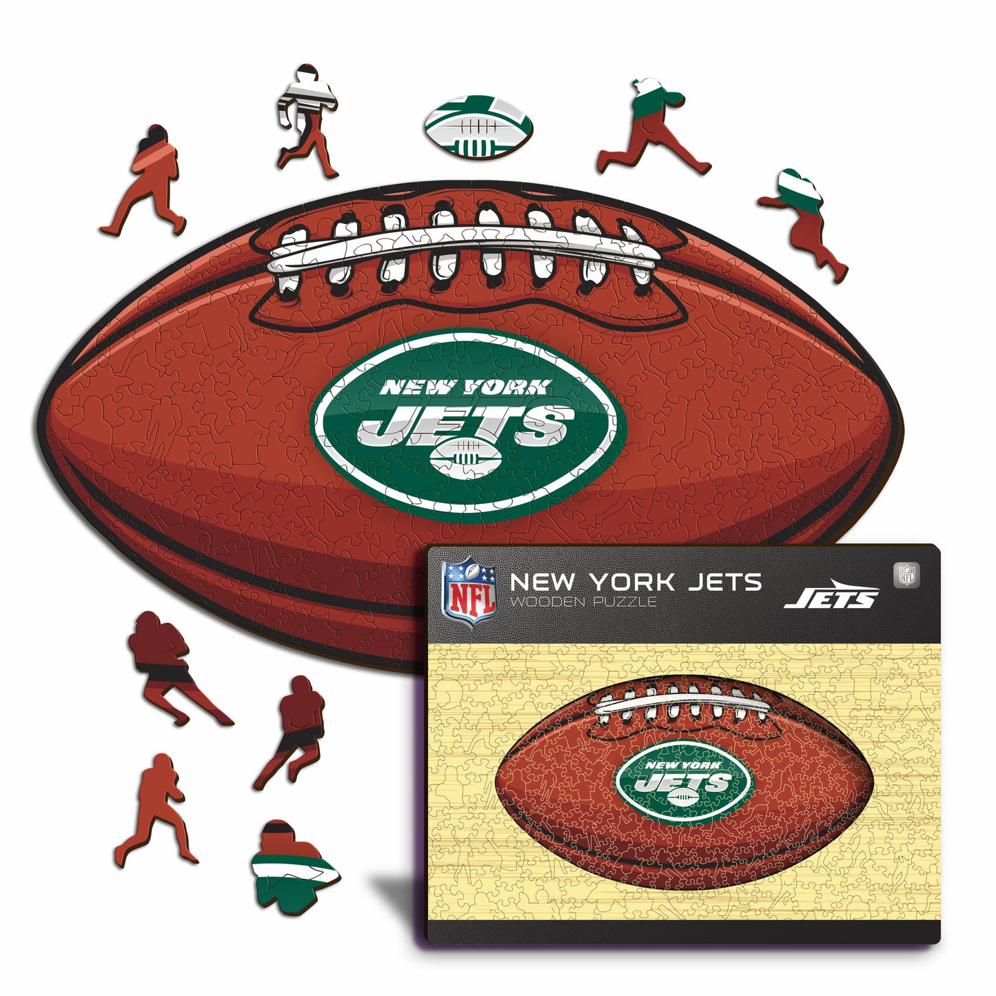 New York Jets™ Football - Holzpuzzle