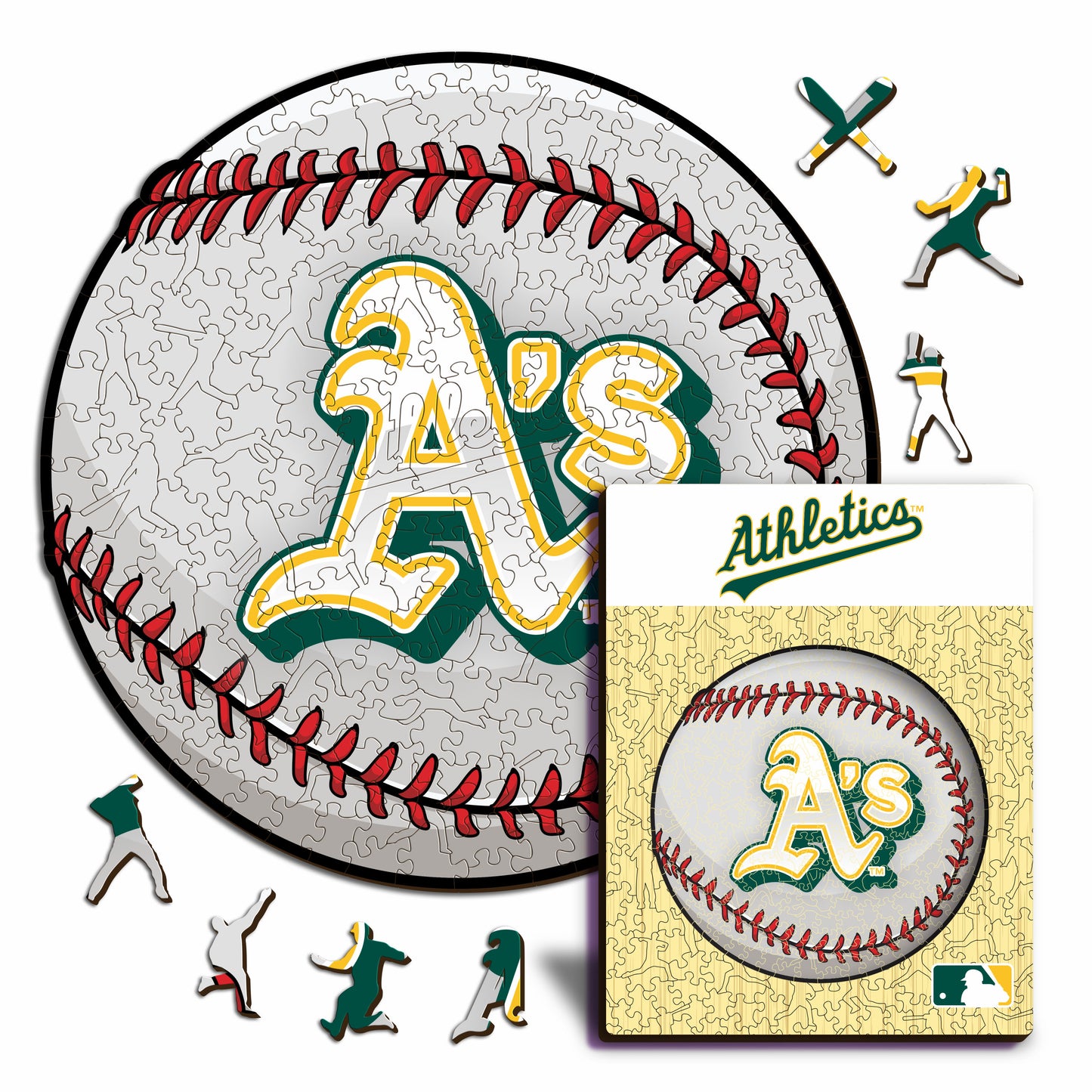 Oakland Athletics™ - Holzpuzzle
