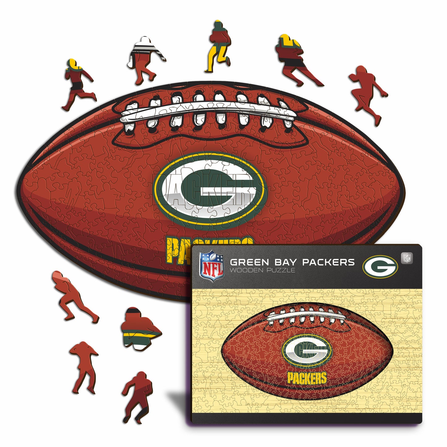 Green Bay Packers™ Football - Holzpuzzle