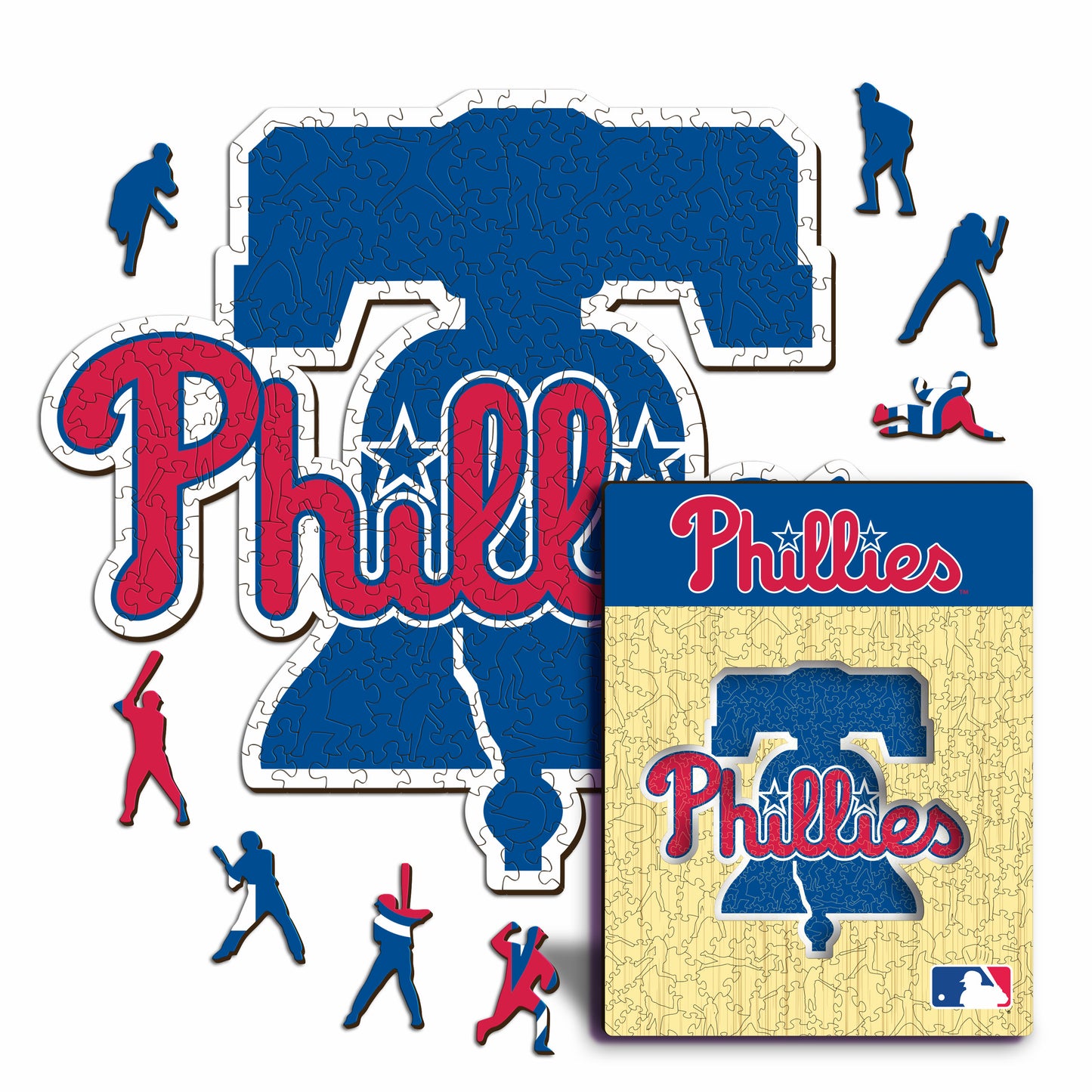 Philadelphia Phillies™ Logo - Holzpuzzle