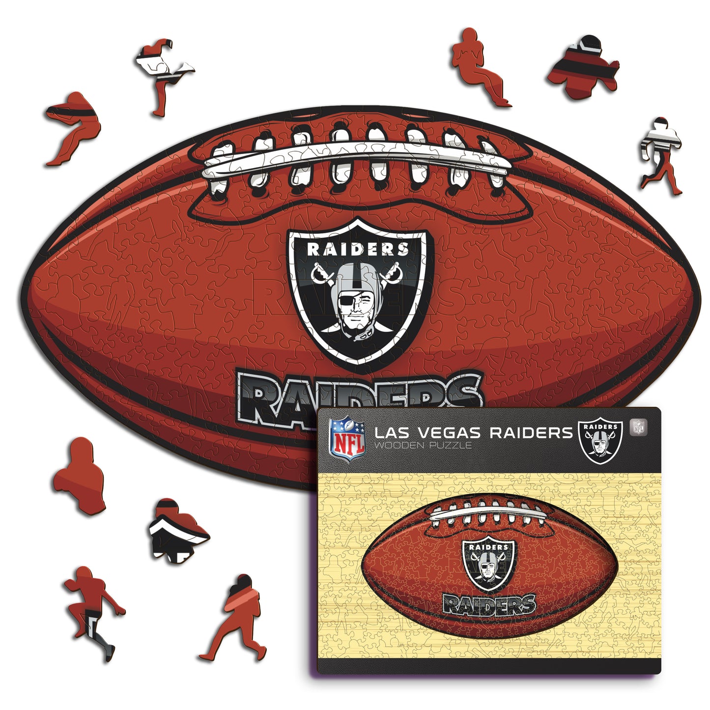 Las Vegas Raiders™ Football - Holzpuzzle