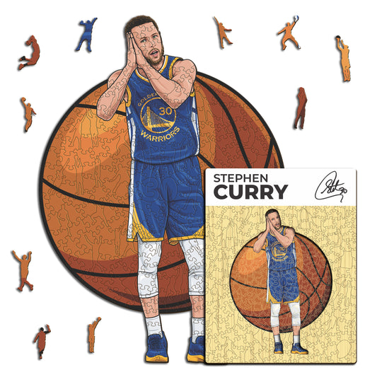 Stephen Curry - Holzpuzzle