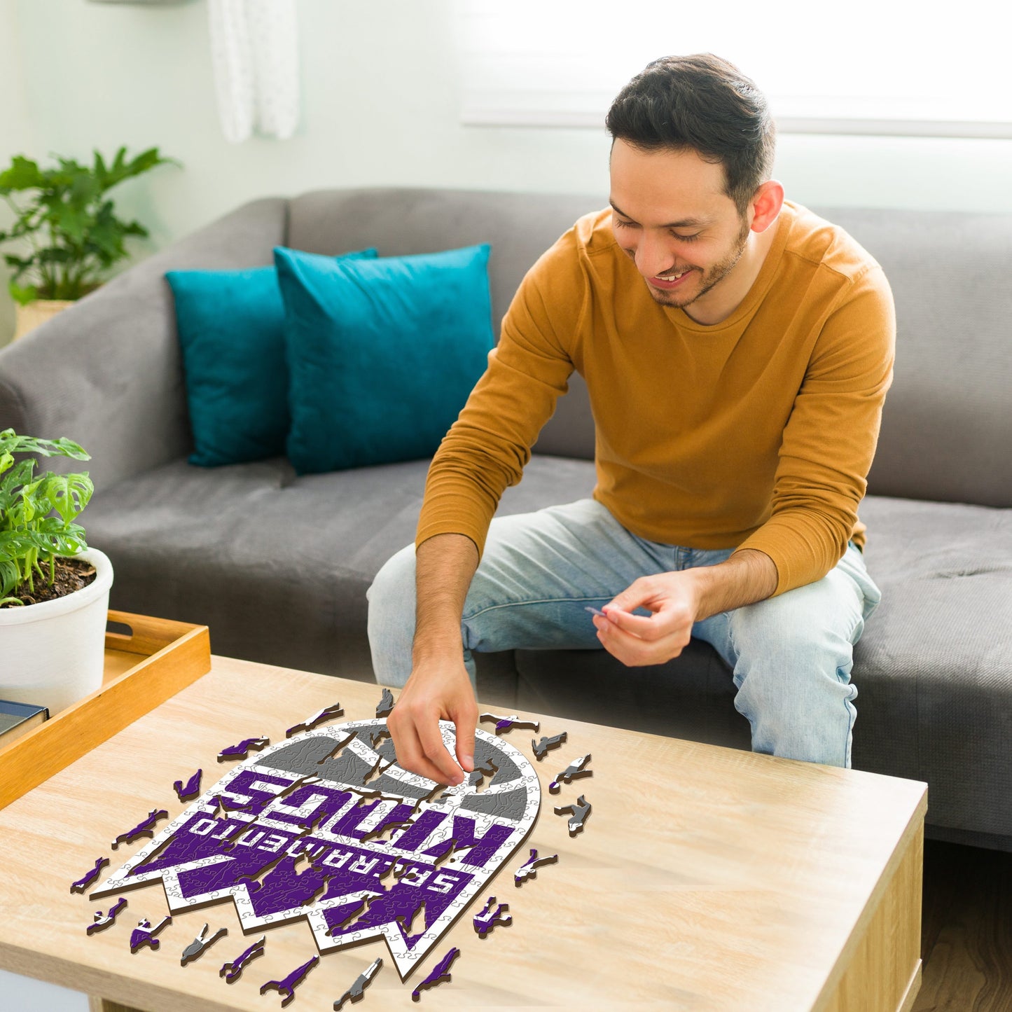 Sacramento Kings™ Logo - Holzpuzzle
