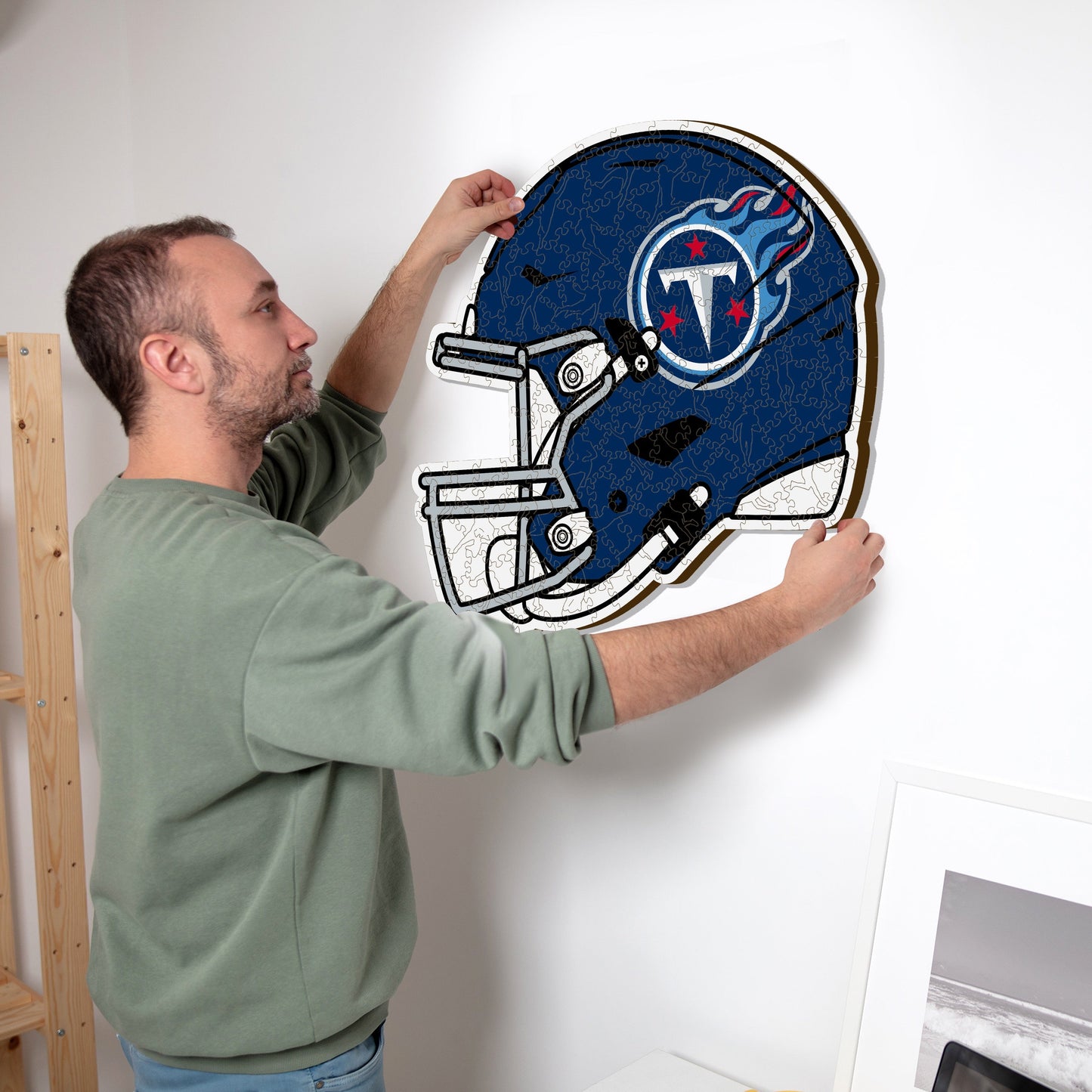 Tennessee Titans™ Helm - Holzpuzzle