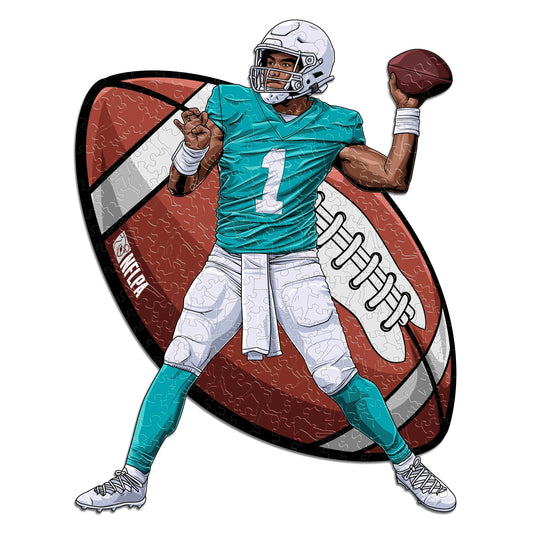 Tua Tagovailoa - Holzpuzzle