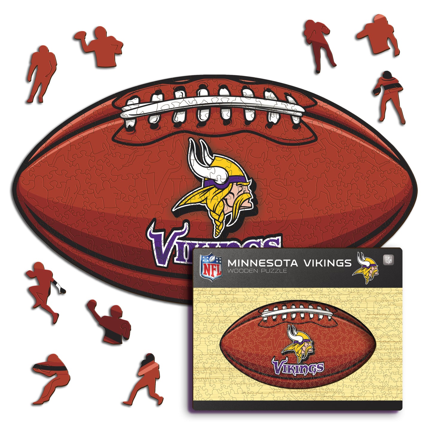 Minnesota Vikings™ Football - Holzpuzzle