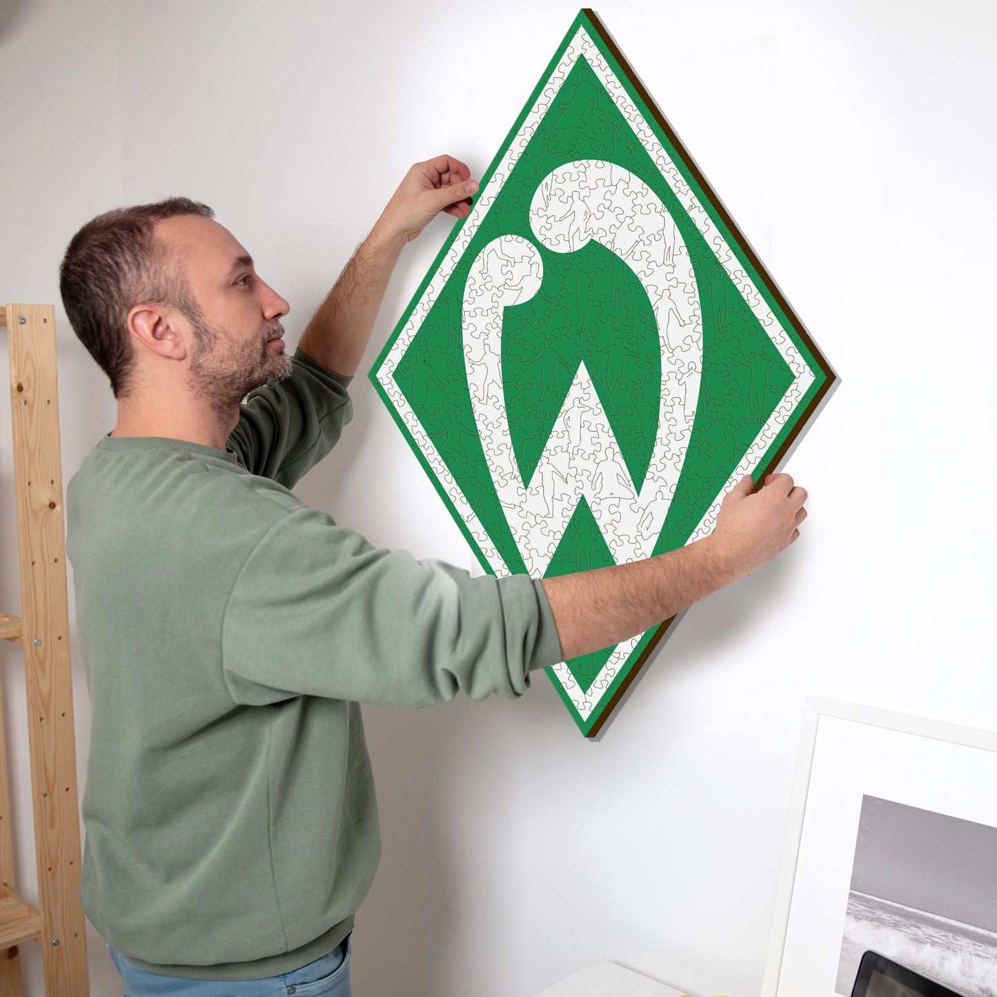 SV Werder Bremen® Logo - Holzpuzzle