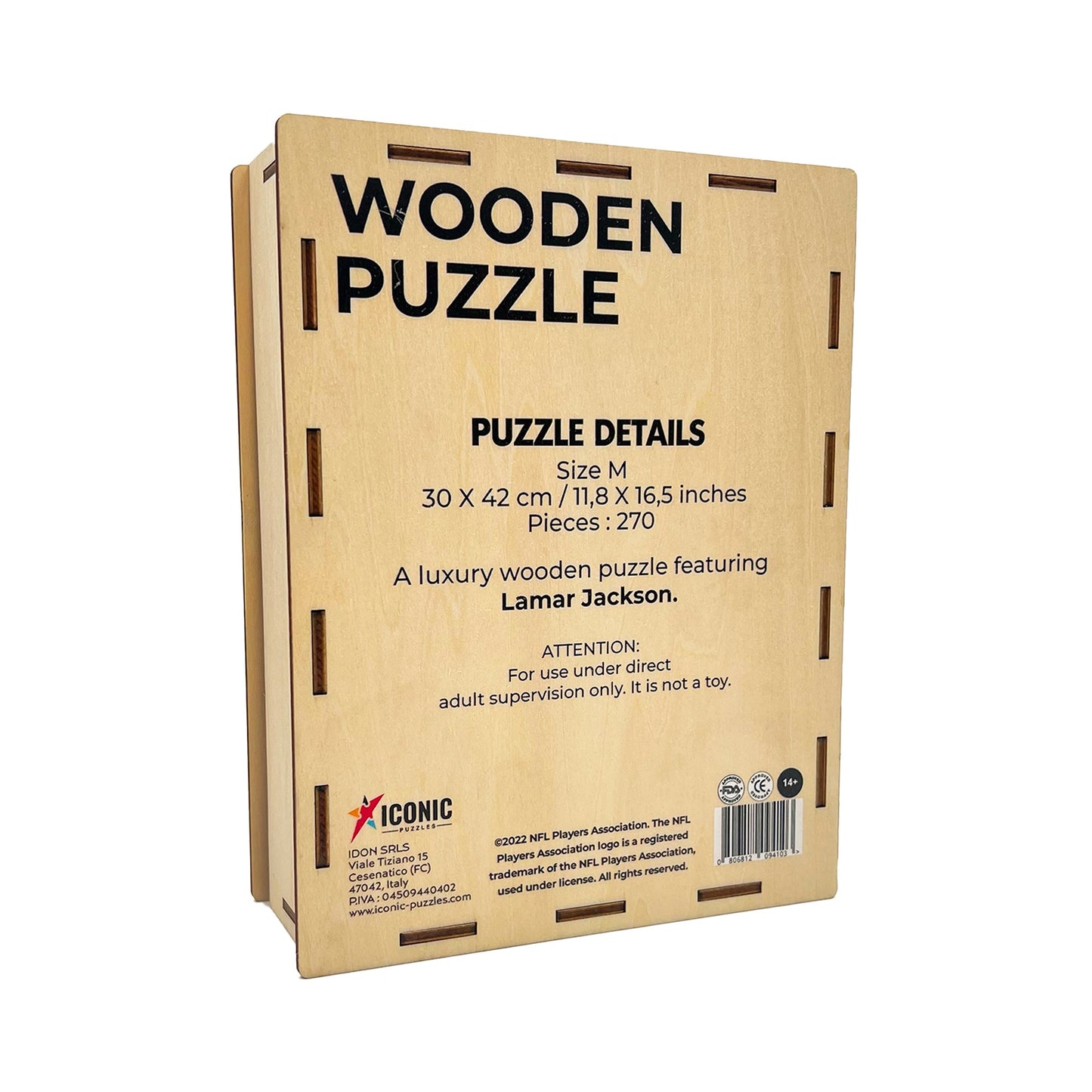 Lamar Jackson - Holzpuzzle