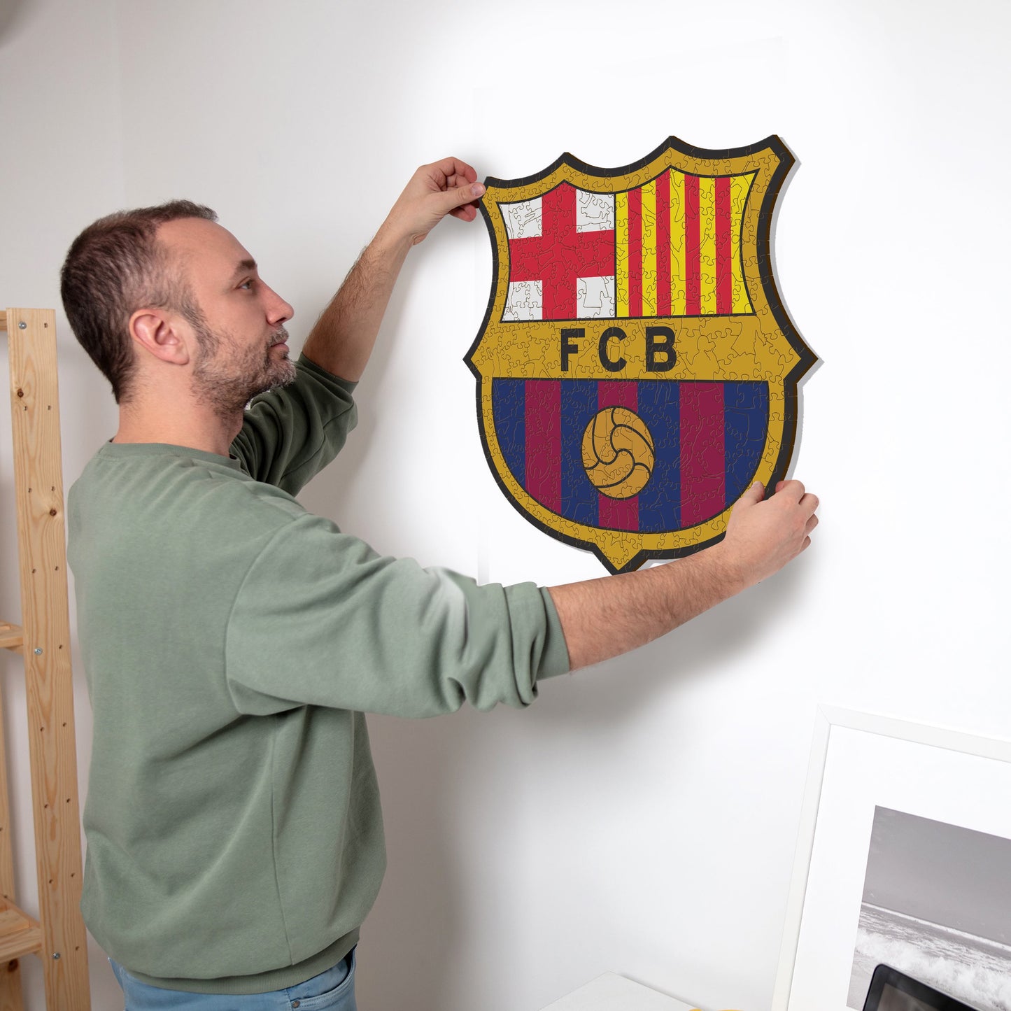 FC Barcelona® Logo - Holzpuzzle