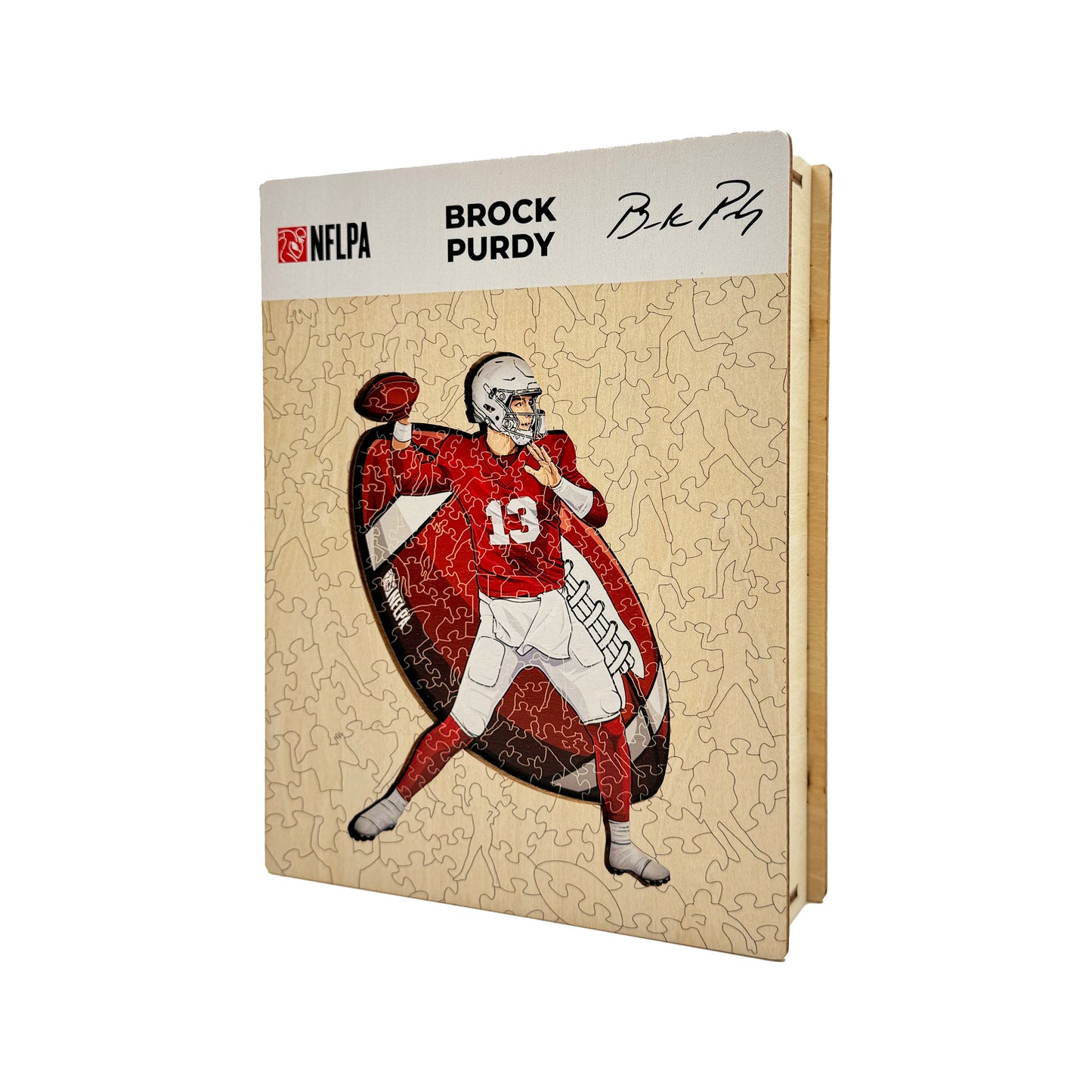 Brock Purdy - Holzpuzzle