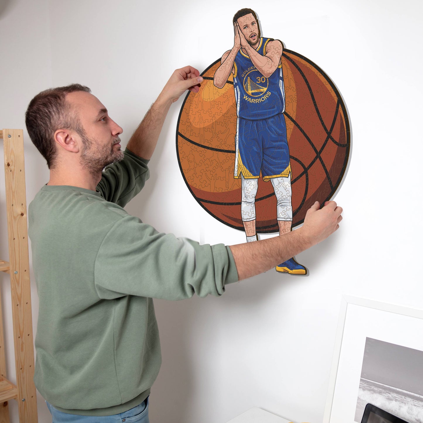 Stephen Curry - Holzpuzzle