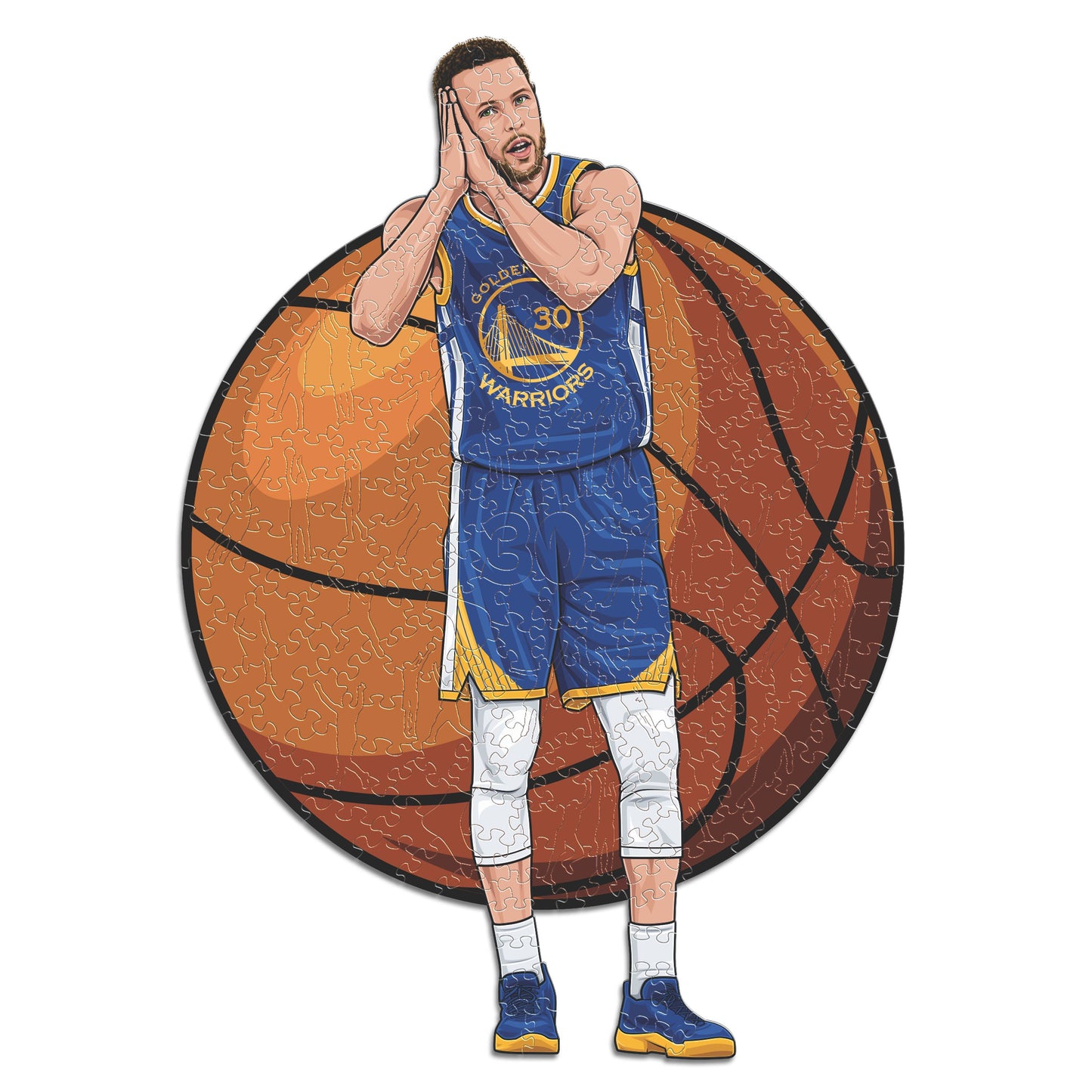 Stephen Curry - Holzpuzzle