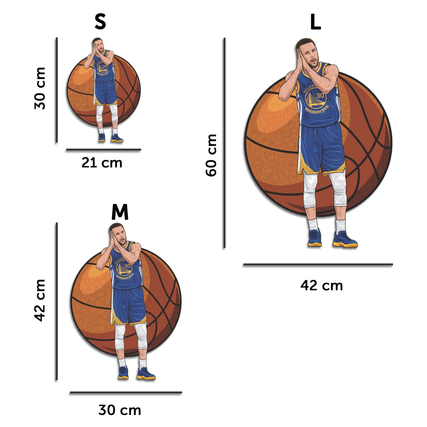 Stephen Curry - Holzpuzzle